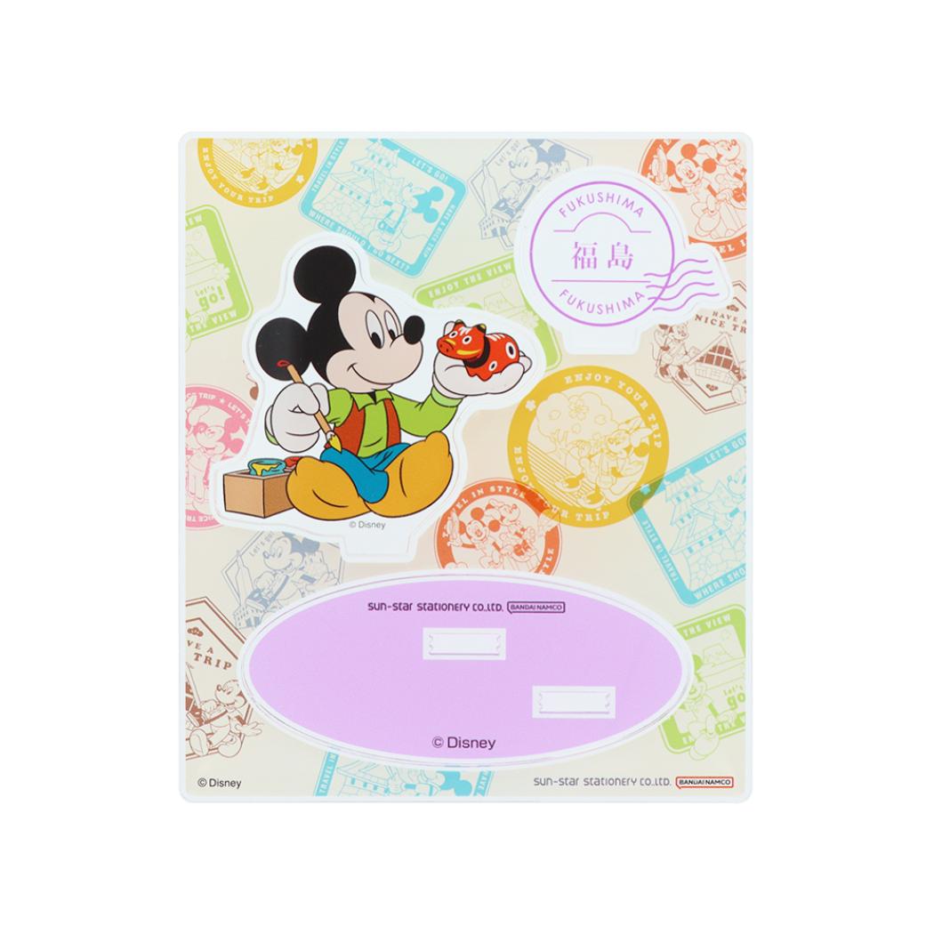 ミッキーマウス アクリルスタンド コレクション雑貨 DREAM TRAVEL 福島県 ディズニー サンスター文具 インテリア雑貨 アクスタ キャラクター グッズ メール便可 シネマコレクション