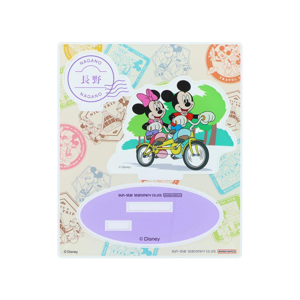 ミッキー＆ミニー アクリルスタンド コレクション雑貨 DREAM TRAVEL 長野県 ディズニー サンスター文具 インテリア雑貨 アクスタ キャラクター グッズ メール便可 シネマコレクション