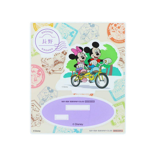 ミッキー＆ミニー アクリルスタンド コレクション雑貨 DREAM TRAVEL 長野県 ディズニー サンスター文具 インテリア雑貨 アクスタ キャラクター グッズ メール便可 シネマコレクション