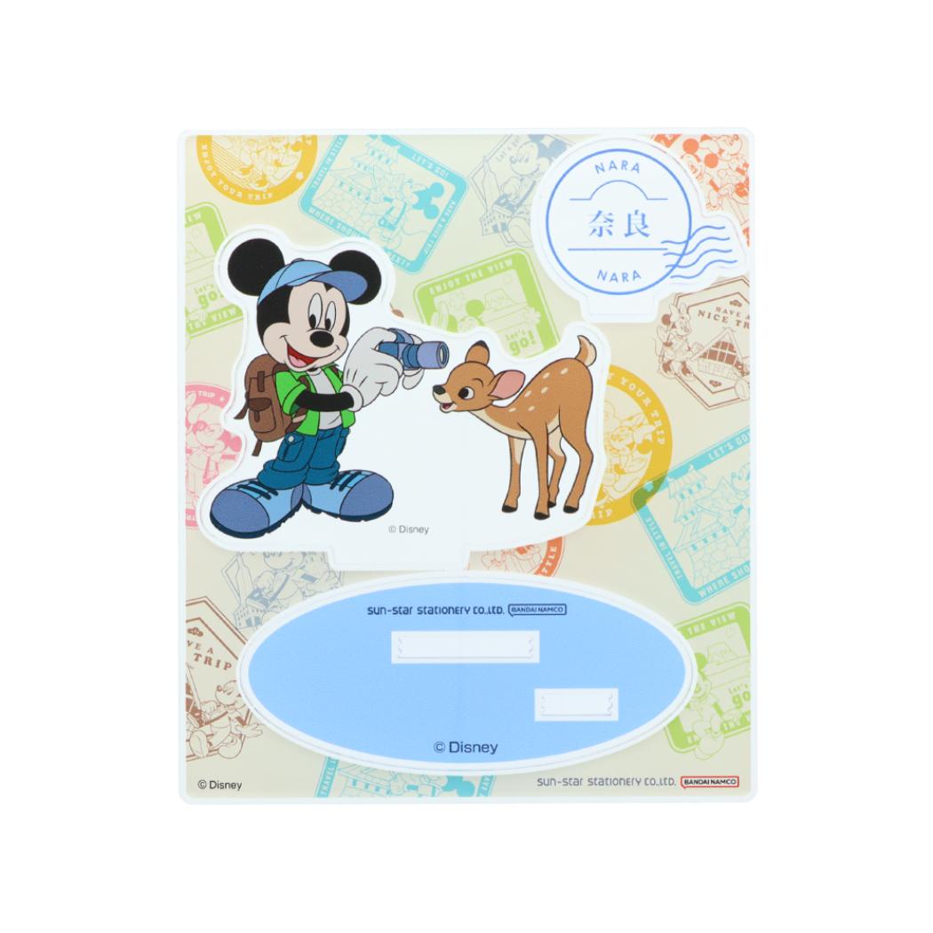 ミッキーマウス アクリルスタンド コレクション雑貨 DREAM TRAVEL 奈良県 ディズニー サンスター文具 インテリア雑貨 アクスタ キャラクター グッズ メール便可 シネマコレクション