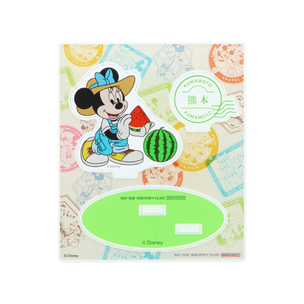ミニーマウス アクリルスタンド コレクション雑貨 DREAM TRAVEL 熊本県 ディズニー サンスター文具 インテリア雑貨 アクスタ キャラクター グッズ メール便可 シネマコレクション