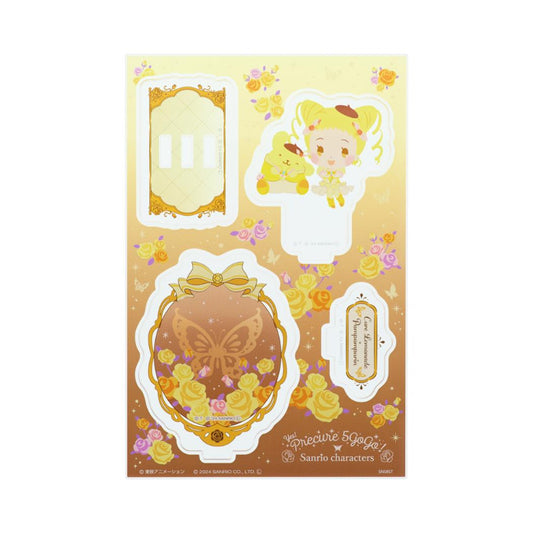 Yes！プリキュア5GoGo！xサンリオキャラクターズ コレクション雑貨 アクリルスタンド キュアレモネード サンリオ サンスター文具 インテリア雑貨 アクスタ キャラクター グッズ メール便可 シネマコレクション