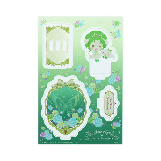 Yes！プリキュア5GoGo！xサンリオキャラクターズ コレクション雑貨 アクリルスタンド キュアミント サンリオ サンスター文具 インテリア雑貨 アクスタ キャラクター グッズ メール便可 シネマコレクション
