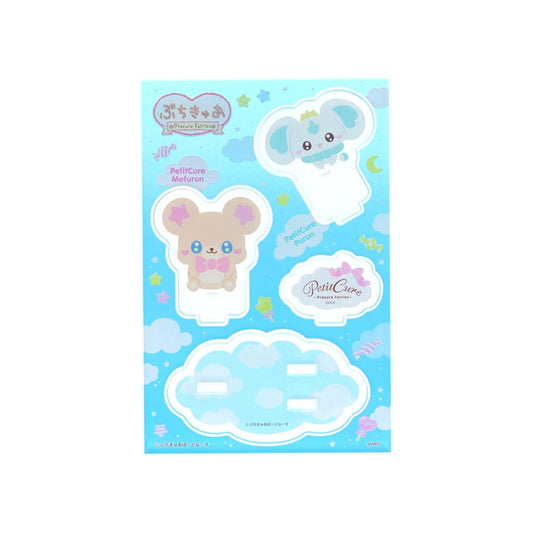 ぷちきゅあ コレクション雑貨 アクリルスタンド ぷちきゅあもふるん＆ぷちきゅあぽるん プリキュア サンスター文具 かわいい 日本製 キャラクター グッズ メール便可 シネマコレクション