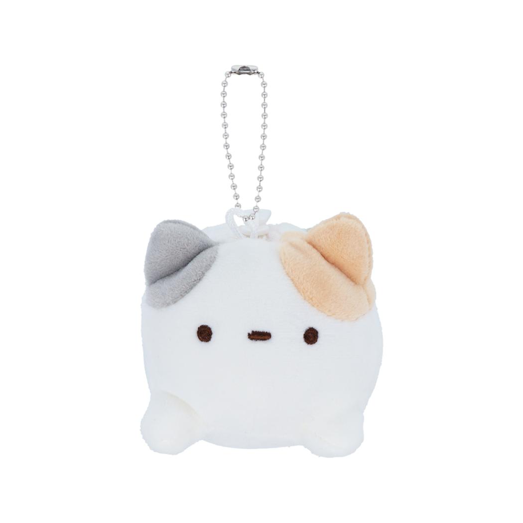 ずんどうネコ マスコット ぬいぐるみキーホルダー ミケ サンスター文具 プレゼント かわいい グッズ シネマコレクション