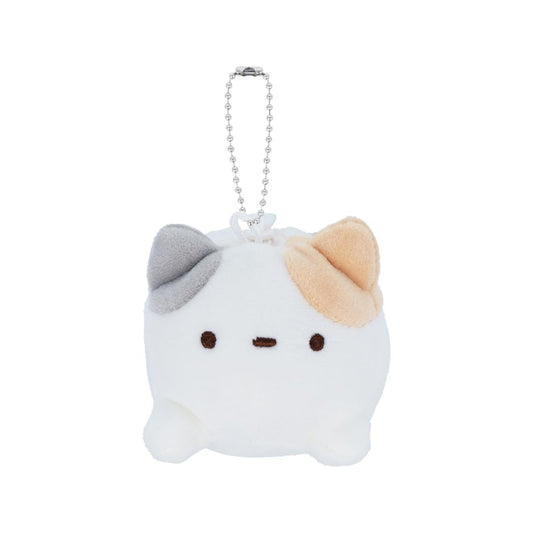 ずんどうネコ マスコット ぬいぐるみキーホルダー ミケ サンスター文具 プレゼント かわいい グッズ シネマコレクション