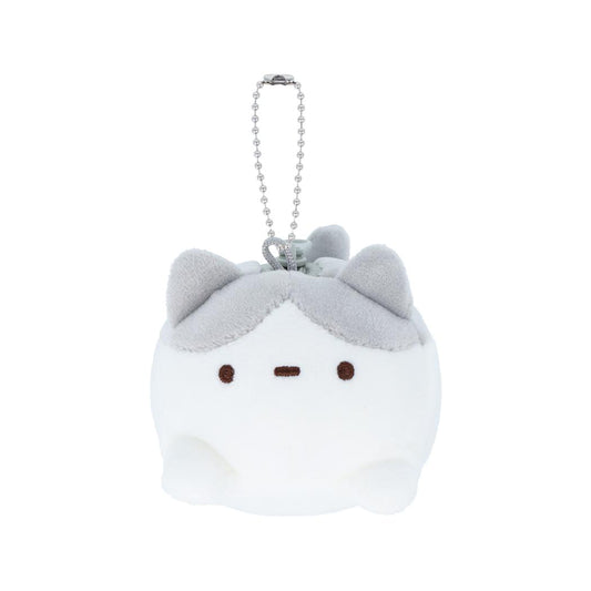 ずんどうネコ マスコット ぬいぐるみキーホルダー ハチワレ サンスター文具 プレゼント かわいい グッズ シネマコレクション