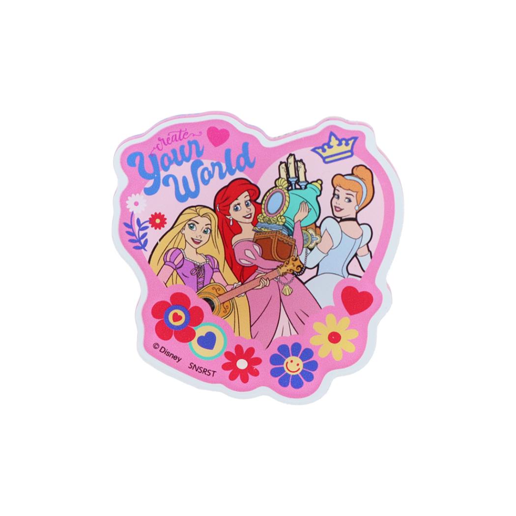 ディズニープリンセス クリップ アクリルクリップバッジ 集合P ピンク ディズニー サンスター文具 コレクション雑貨 キャラクター グッズ メール便可 シネマコレクション