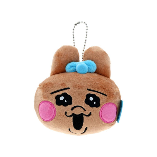 おぱんちゅうさぎ 鏡キーホルダー ぬいぐるみミラー ひやけ サンスター文具 バッグチャーム キャラクター グッズ シネマコレクション