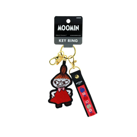 ムーミン キーリング 刺繍キーホルダー リトルミイ MU26SS 北欧 サンスター文具 プレゼント キャラクター グッズ メール便可 シネマコレクション