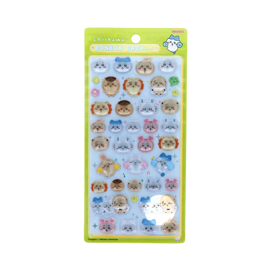 ちいかわ ボンボンドロップシール みんな ニコニコ 1シート付！スマホアクセ セット