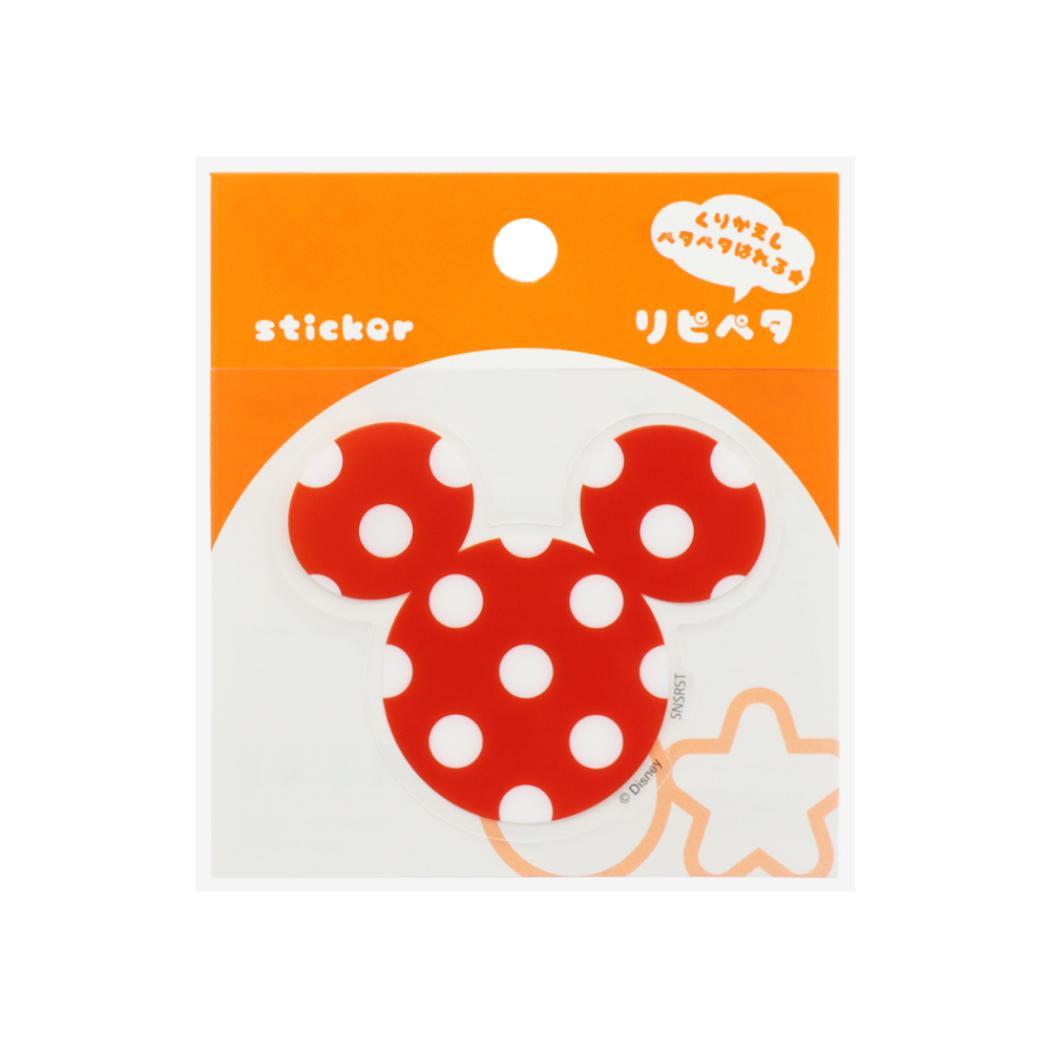 ミッキーマウス ステッカー リピペタ Ｅ ディズニー サンスター文具 貼って剥がせる ダイカット キャラクター グッズ メール便可 シネマコレクション
