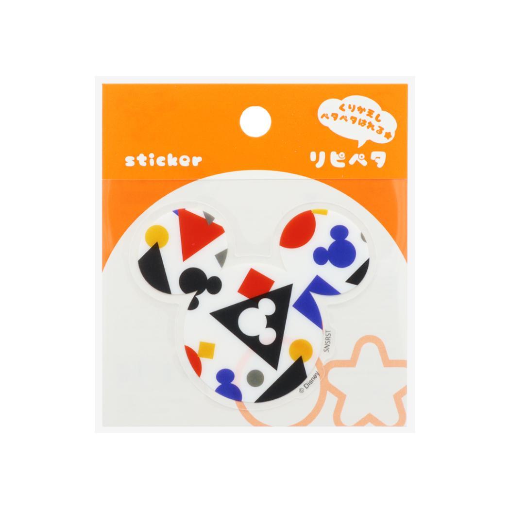ミッキーマウス ステッカー リピペタ Ｊ ディズニー サンスター文具 貼って剥がせる ダイカット キャラクター グッズ メール便可 シネマコレクション