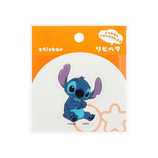 リロ＆スティッチ ステッカー リピペタ スティッチ ディズニー サンスター文具 貼って剥がせる ダイカット キャラクター グッズ メール便可 シネマコレクション