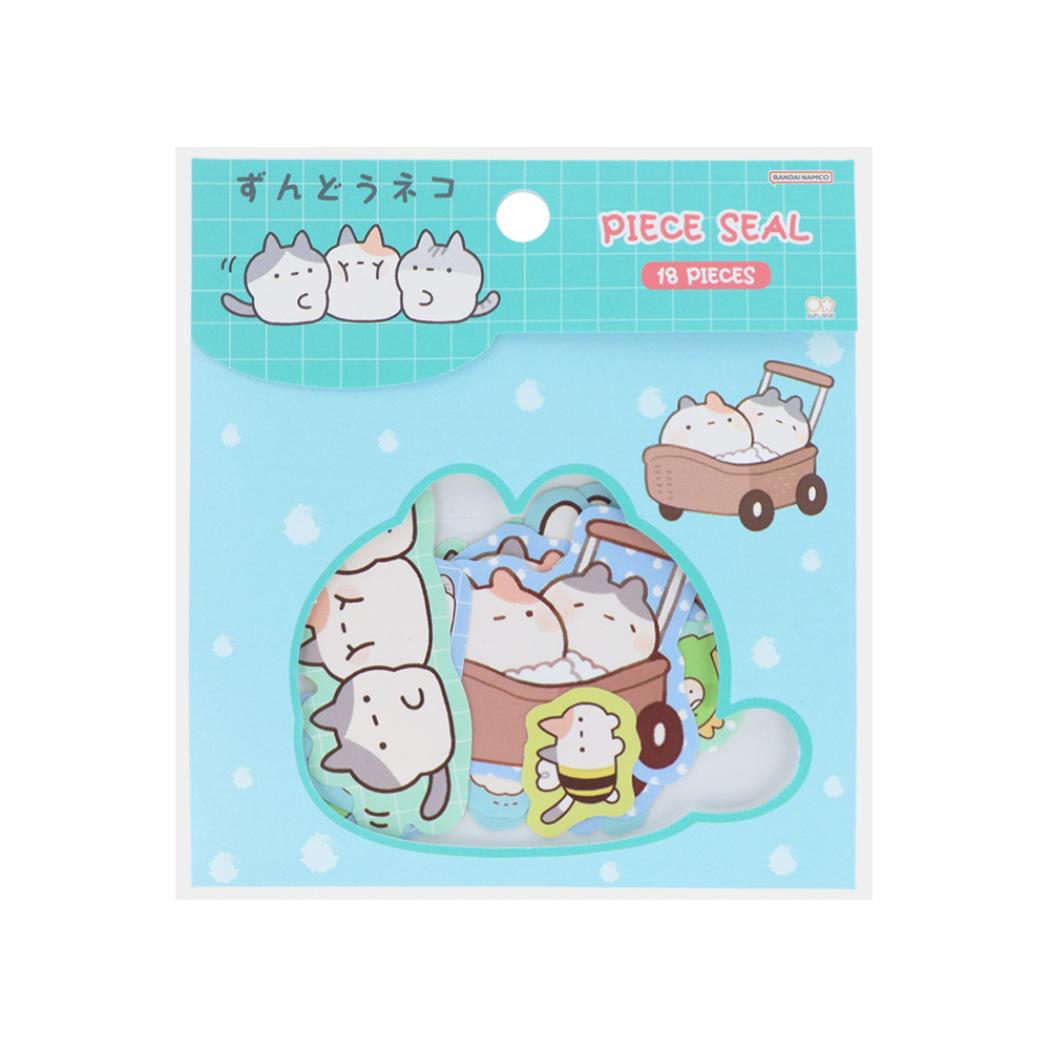 ずんどうネコ フレークシール ピースシール おともだち サンスター文具 DECOシール デコレーション グッズ メール便可 シネマコレクション