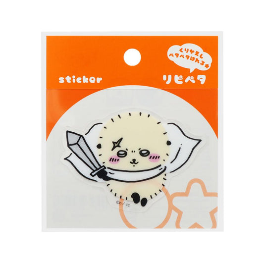 ちいかわ ステッカー リピペタ ラッコ サンスター文具 貼って剥がせる ダイカット キャラクター グッズ メール便可 シネマコレクション