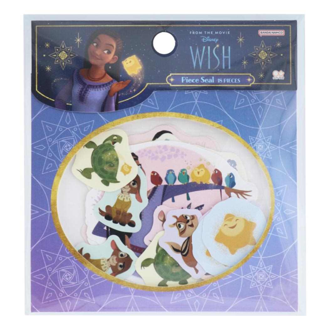 WISH ウィッシュ フレークシール ピースシール 2D ディズニー サンスター文具 DECOシール キャラクター グッズ メール便可 シネマコレクション