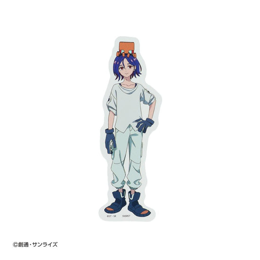 機動戦士Gundam GQuuuuuuX ダイカットシール ステッカー シュウジ イトウ サンスター文具 デコシール アニメキャラクター グッズ メール便可 シネマコレクション