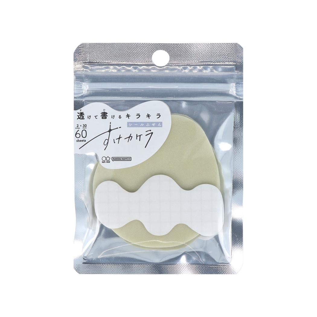 付箋 シールふせん すけカケラ 方眼 サンスター文具 事務用品 デコレーション グッズ メール便可 シネマコレクション