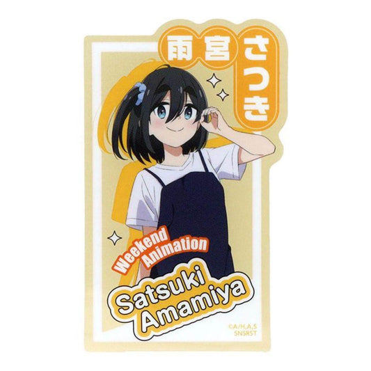 mono ダイカットシール クリアステッカー 雨宮さつき サンスター文具 デコシール デコレーション アニメキャラクター グッズ メール便可 シネマコレクション