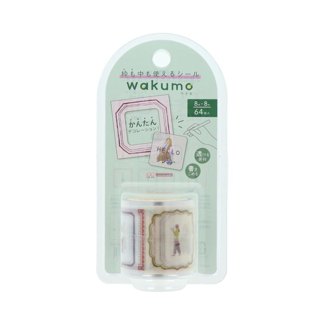 wakumo ワクモ ロールステッカー ロールシール 四角 額縁と女子 サンスター文具 手帳デコ デコレーション かわいい グッズ シネマコレクション