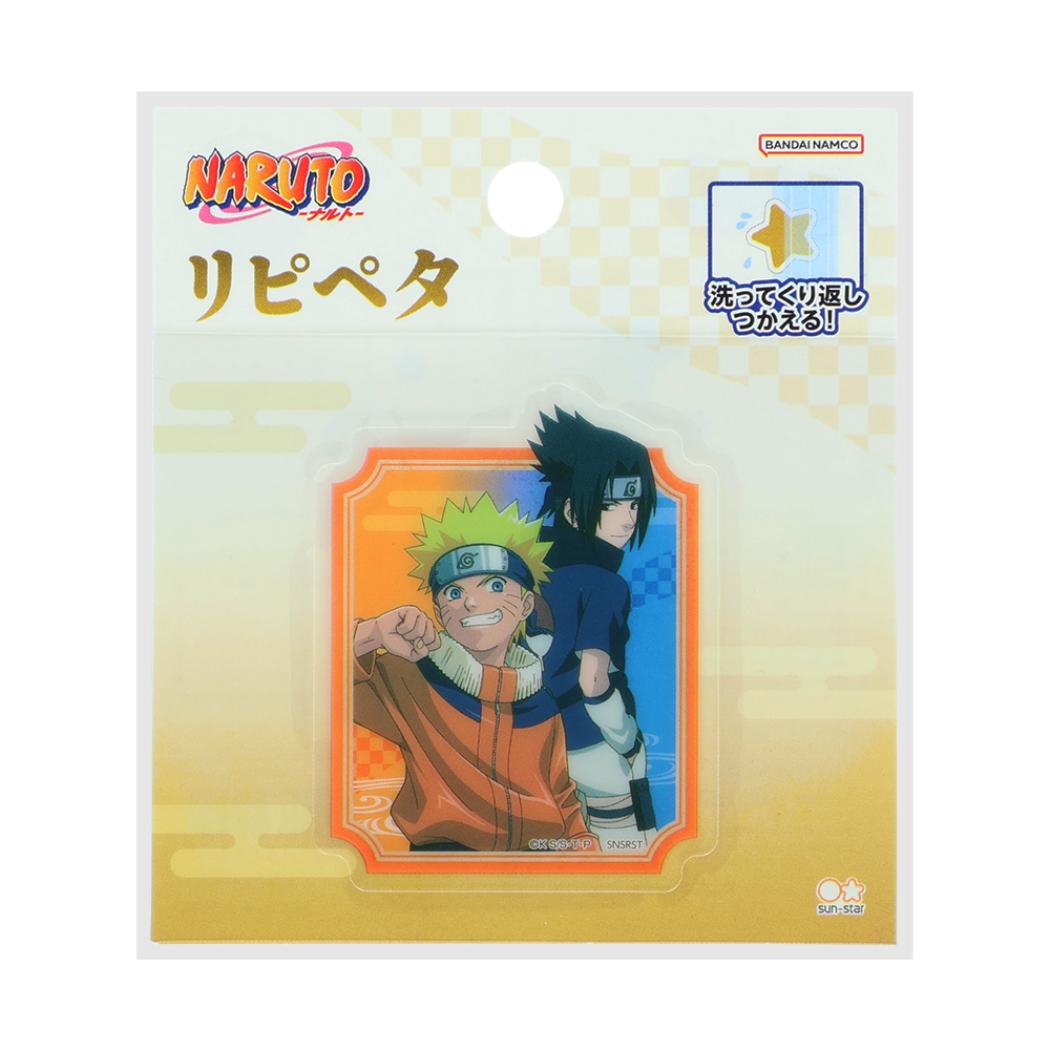 NARUTO ナルト ステッカー リピペタ うずまきナルト＆うちはサスケ サンスター文具