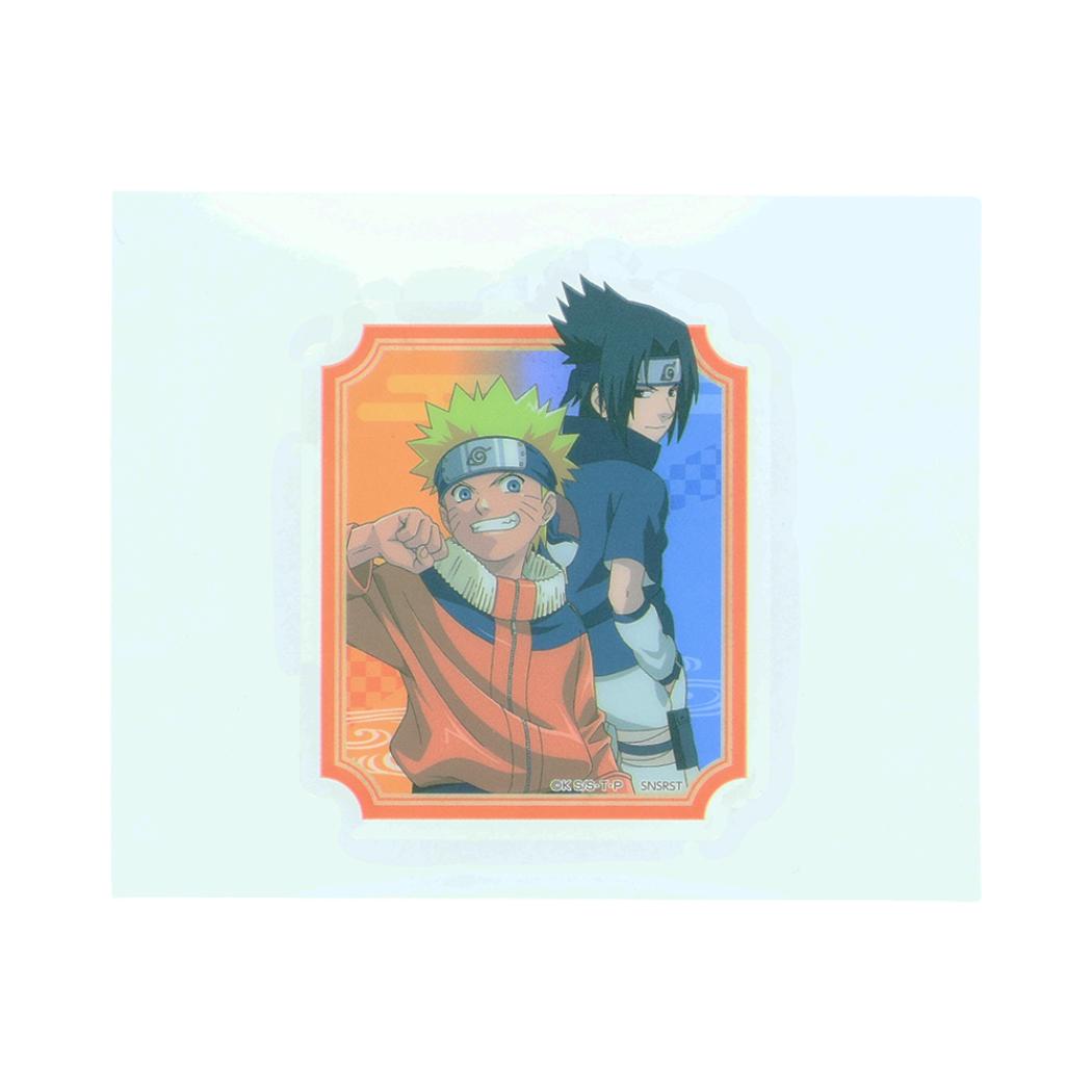 NARUTO ナルト ステッカー リピペタ うずまきナルト＆うちはサスケ サンスター文具