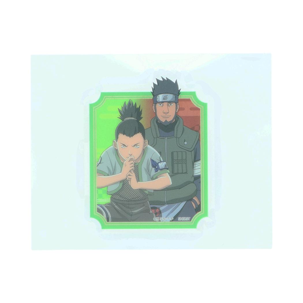 NARUTO ナルト ステッカー リピペタ 奈良シカマル＆猿飛アスマ サンスター文具