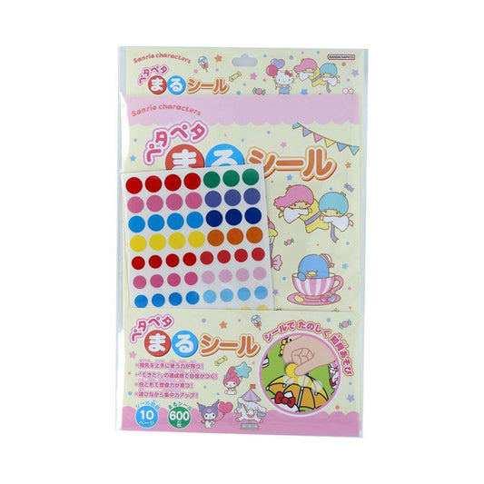 サンリオキャラクターズ シールシート ペタペタまるシール Sanrio サンスター文具 子ども シール遊び キャラクター グッズ シネマコレクション