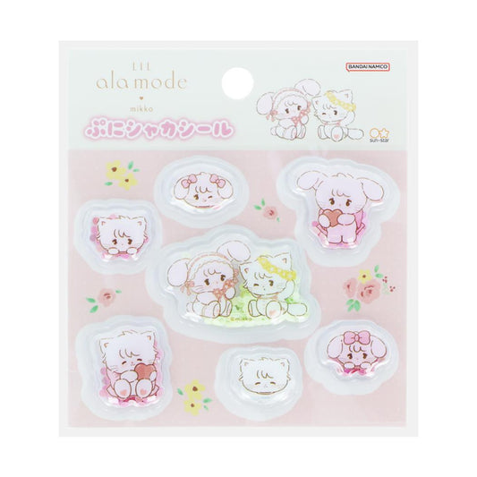 Lil ala mode ダイカットシール ぷにシャカシール ピンク リルアラモード サンスター文具 手帳デコ キャラクター グッズ メール便可 シネマコレクション