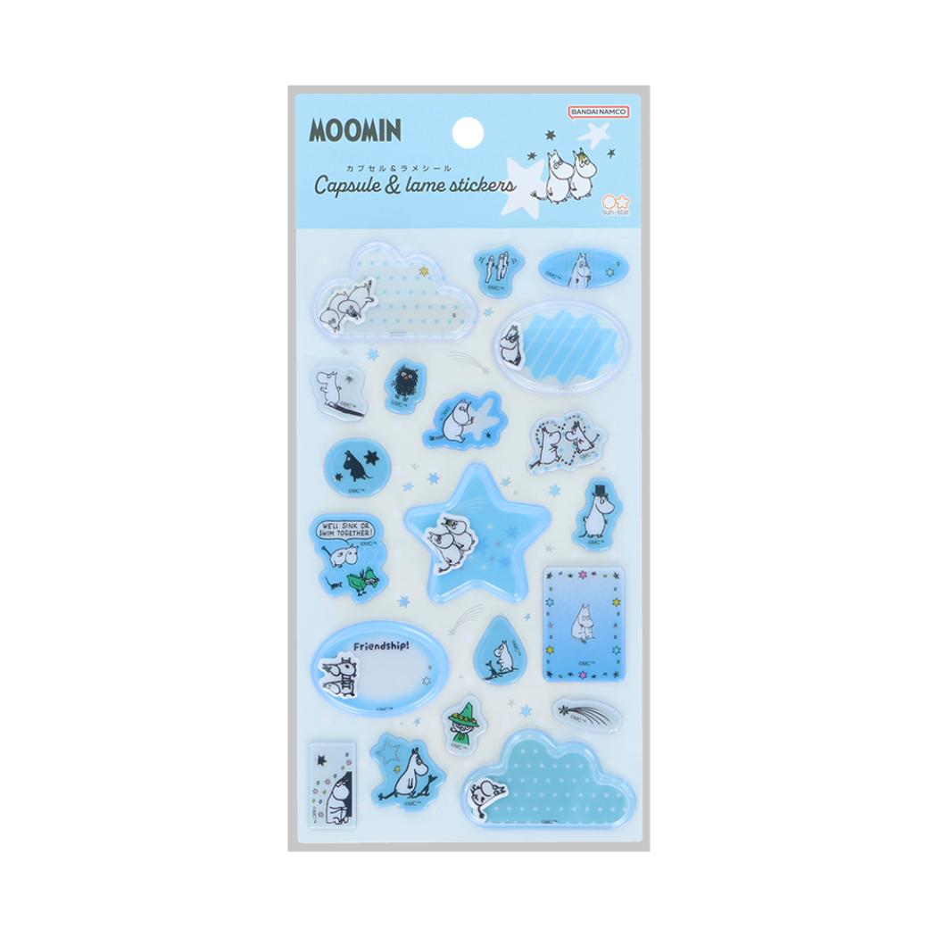 ムーミン シールシート カプセル＆ラメシール PETIT MOOMIN COMET 北欧 サンスター文具