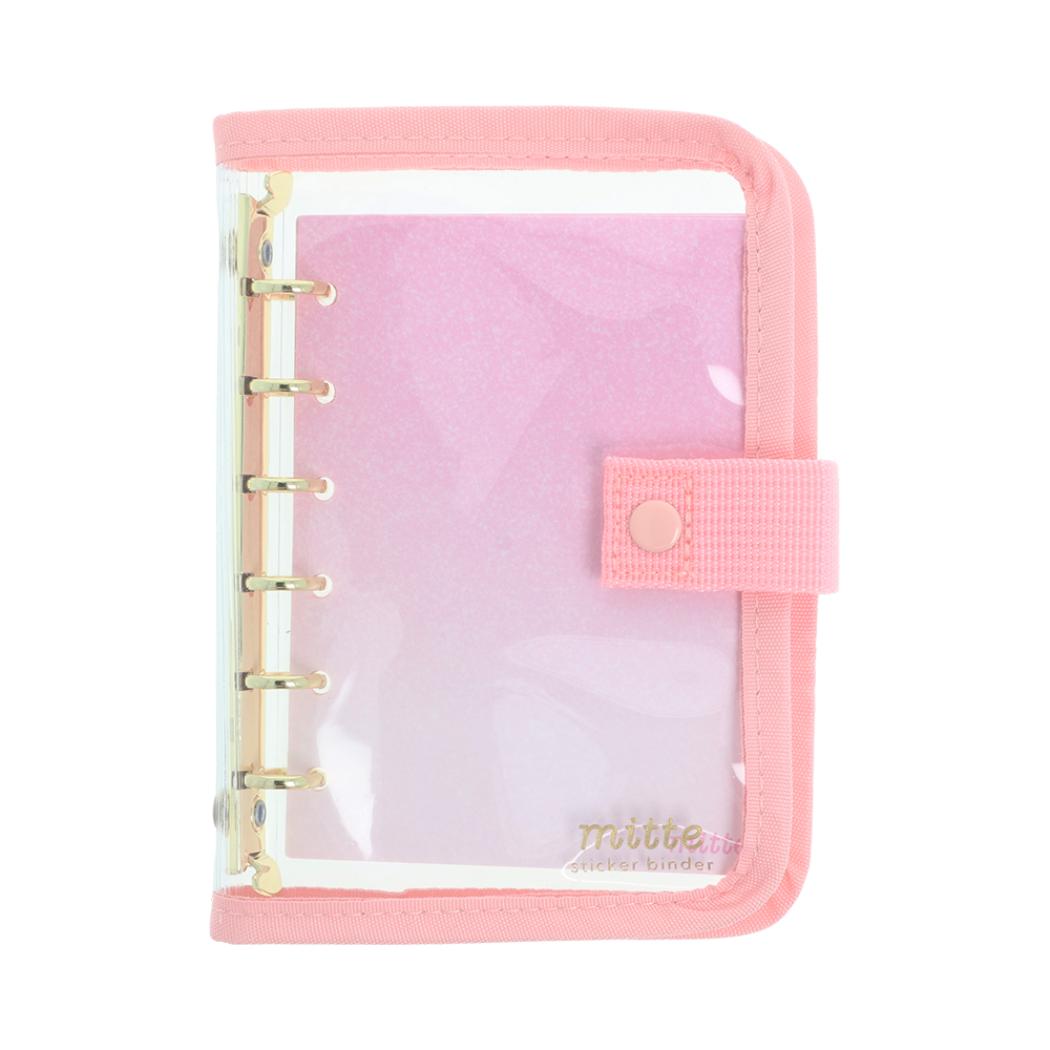 シール帳 mitte シールバインダー スパークルピンク サンスター文具