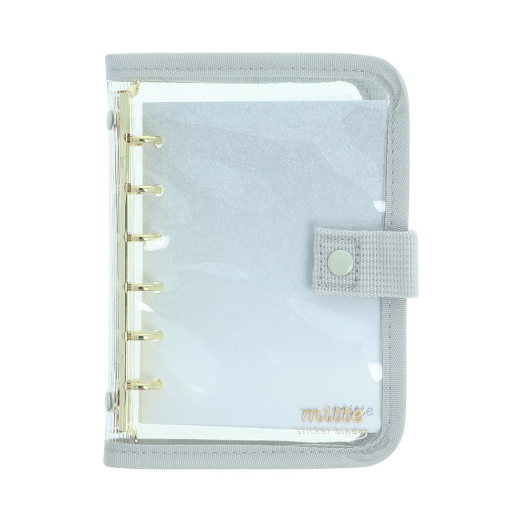 シール帳 mitte シールバインダー シルバーグレー サンスター文具