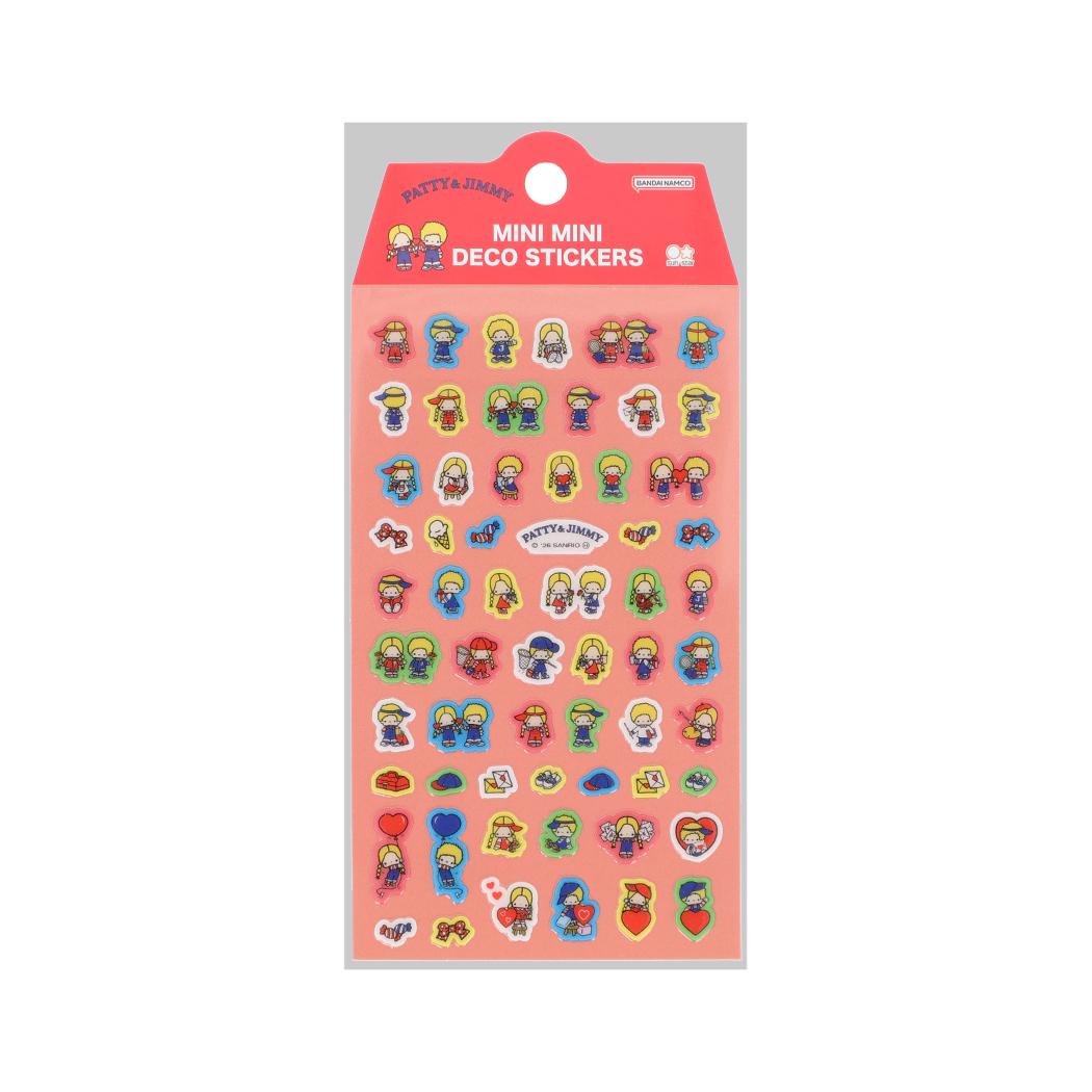 サンリオキャラクターズ シールシート ミニミニデコシール レトロ パティ＆ジミー Sanrio サンスター文具