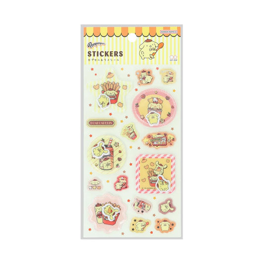 サンリオキャラクター シールシート カプセル＆ラメシール ポムポムプリン Sanrio サンスター文具