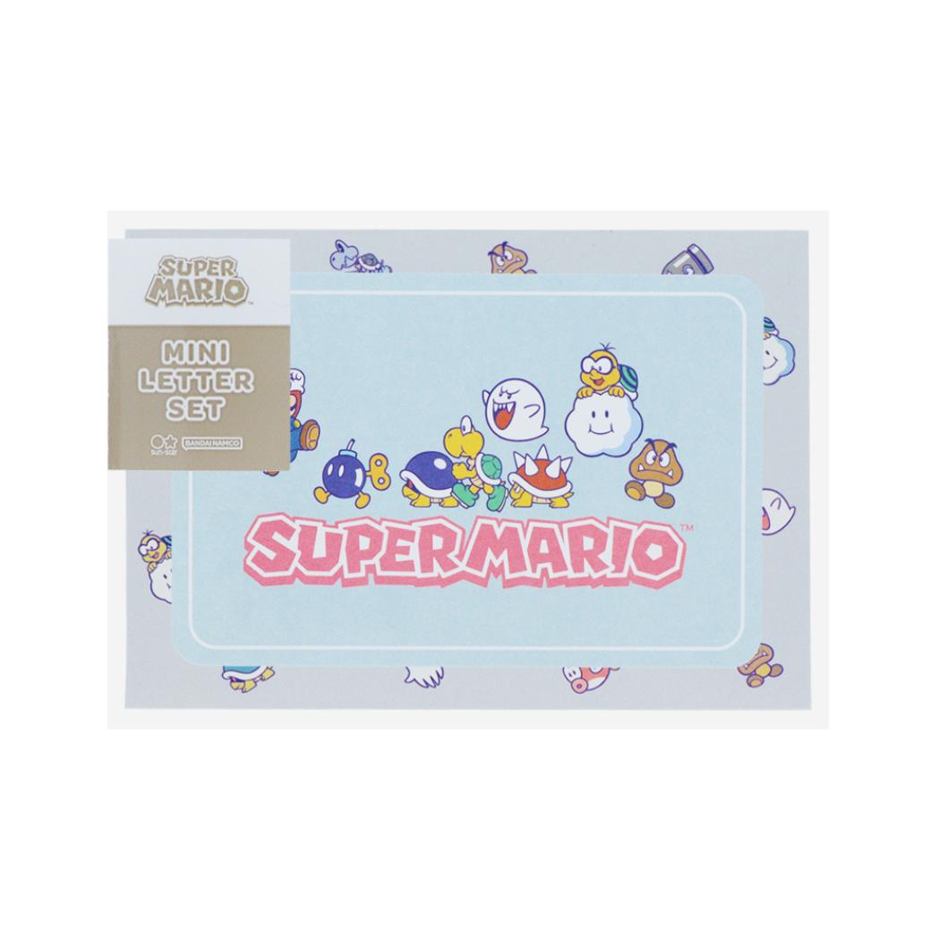 スーパーマリオ 手渡し手紙セット ミニレターセット 敵 サンスター文具 ミニ便箋＆ミニ封筒 キャラクター グッズ メール便可 シネマコレクション