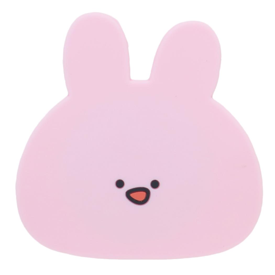 あさみみちゃん 手鏡 シリコンミラー PK サンタン かわいい キャラクター グッズ メール便可 シネマコレクション