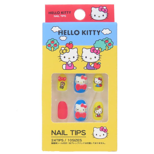ハローキティ コスメ雑貨 ネイルチップ レトロ サンリオ サンタン ネイルアート 付け爪 キャラクター グッズ メール便可 シネマコレクション
