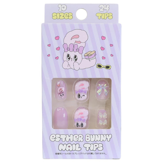 エスターバニー コスメ雑貨 ラベンダーバニーネイルチップ Esther Bunny サンタン