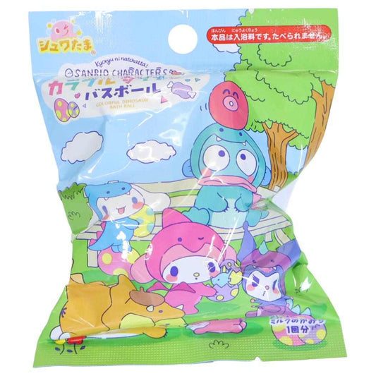 サンリオキャラクターズ 入浴剤 カラフルダイナソーバスボール 全5種の内どれか1個 単品 Sanrio サンタン