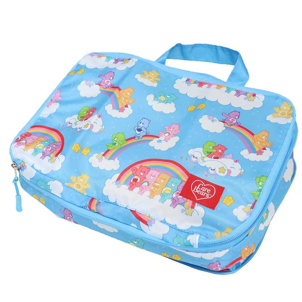 ケアベア トラベルポーチ 衣類圧縮袋 Sサイズ CareBears サンタン 旅行 合宿 省スペース キャラクター グッズ メール便可 シネマコレクション