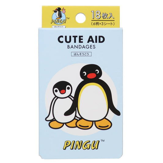 ピングー 絆創膏 ばんそうこう Pingu サンタン 救急 かわいい 日本製 キャラクター グッズ メール便可 シネマコレクション