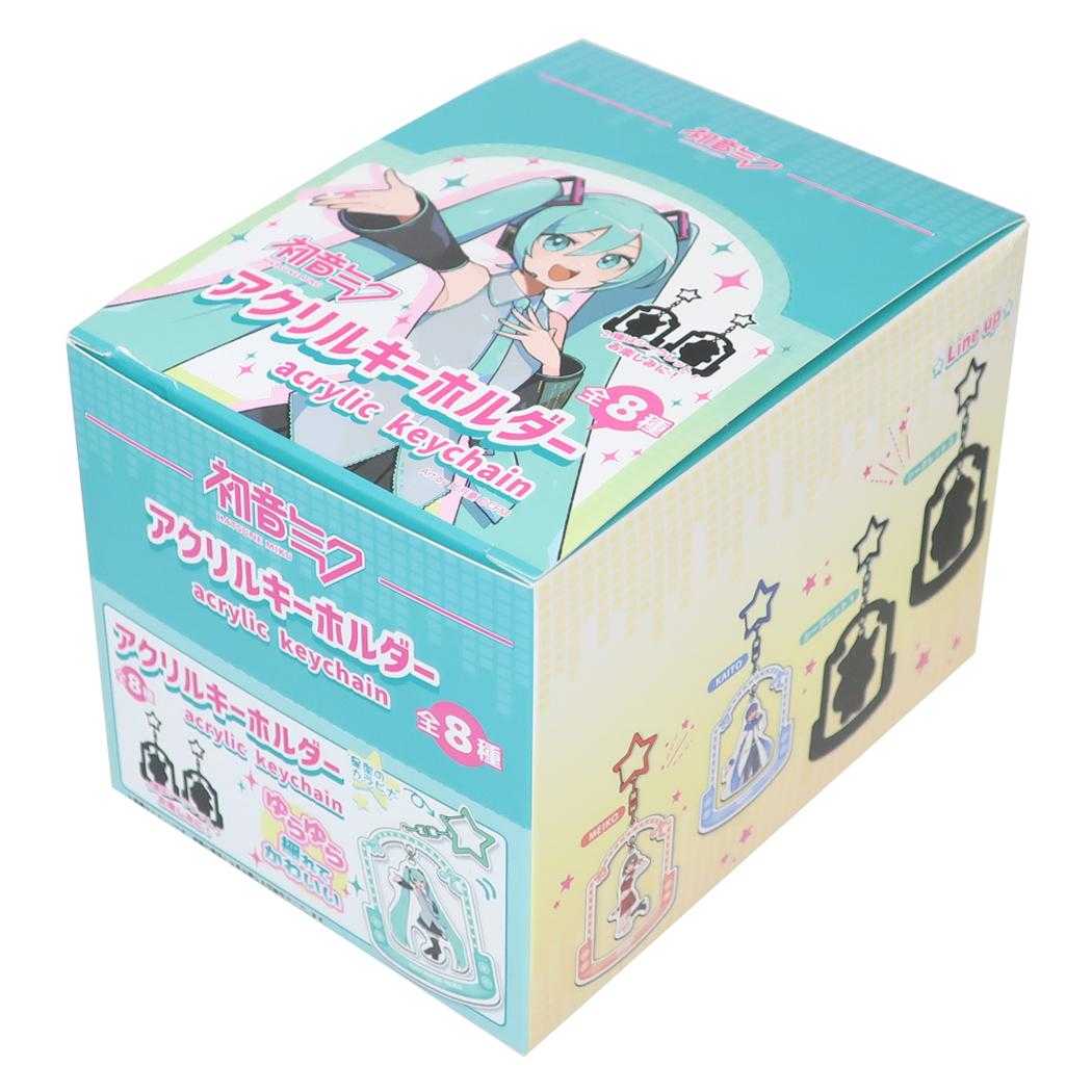初音ミク キーホルダー アクリルキーホルダー 等身 全8種 8個入セット ボーカロイド サンタン コレクション雑貨 まとめ買い BOX キャラクター グッズ シネマコレクション