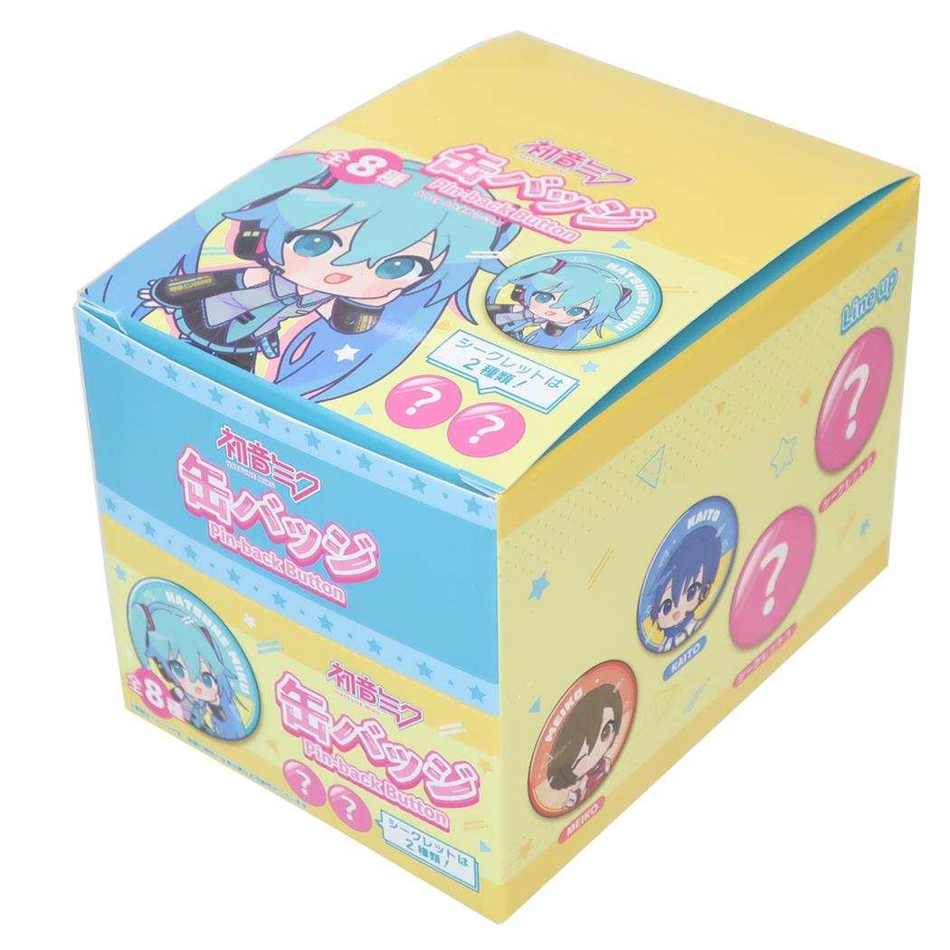 初音ミク カンバッジ 缶バッジSD 等身 全8種 8個入セット ボーカロイド サンタン コレクション雑貨 まとめ買い BOX キャラクター グッズ シネマコレクション