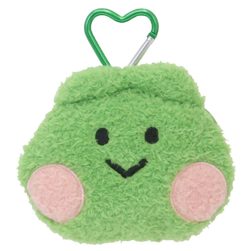 LINE FRIENDS minini ミニポーチ カラビナ付きフェイスポーチ レニニ サンタン 小物入れ キャラクター グッズ シネマコレクション