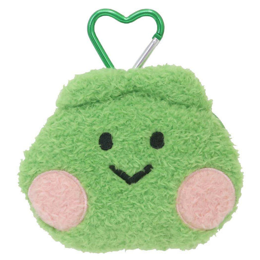 LINE FRIENDS minini ミニポーチ カラビナ付きフェイスポーチ レニニ サンタン 小物入れ キャラクター グッズ シネマコレクション