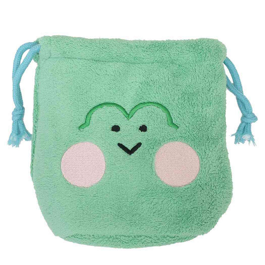LINE FRIENDS minini 巾着袋 ダイカット巾着ポーチ レニニ サンタン きんちゃくポーチ 小物入れ キャラクター グッズ メール便可 シネマコレクション