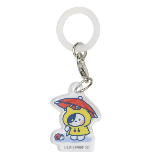 LINE FRIENDS minini レイングッズ めじるしチャーム ジェニニ サンタン 目印 傘マーカー ボトルマーカー キャラクター グッズ メール便可 シネマコレクション