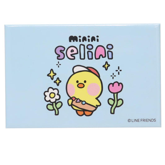 LINE FRIENDS minini 磁石 スクエアマグネット サリニ サンタン ホワイトボード 冷蔵庫 キャラクター グッズ メール便可 シネマコレクション