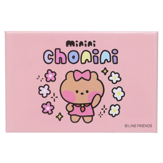 LINE FRIENDS minini 磁石 スクエアマグネット チョニニ サンタン ホワイトボード 冷蔵庫 キャラクター グッズ メール便可 シネマコレクション